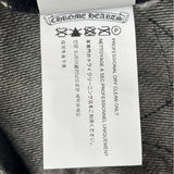 Chrome Hearts Star Patch Raw Denim Jeans Black