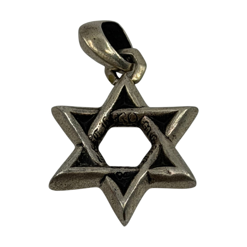 Chrome Hearts Star Of David Pendant Silver