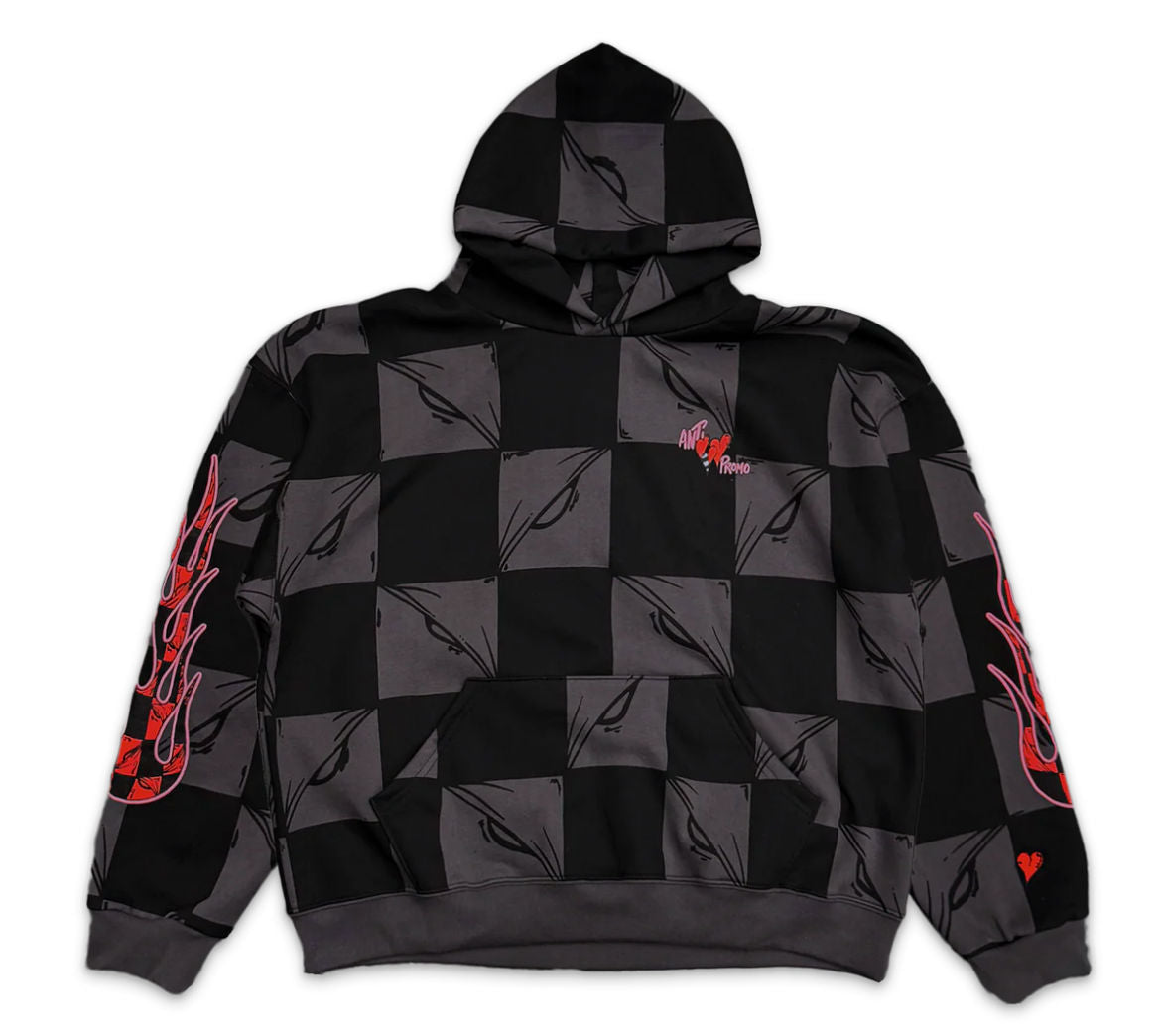 Matty Boy Anti Promo 99Eyes Flame Hoodie Black