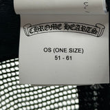 Chrome Hearts FUCK Letter Patch Trucker Cap Black