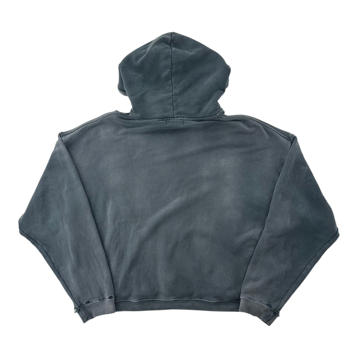 ERD Classic Logo Distressed Hoodie Blue