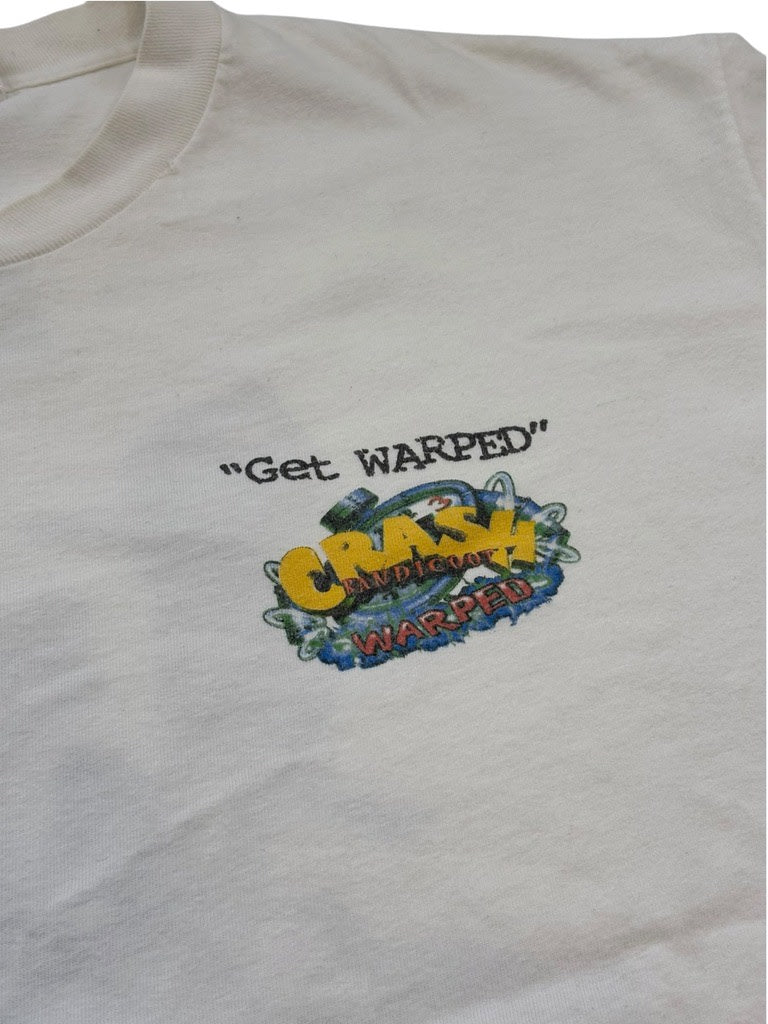 CRASH BANDICOOT Get Warped Tee White