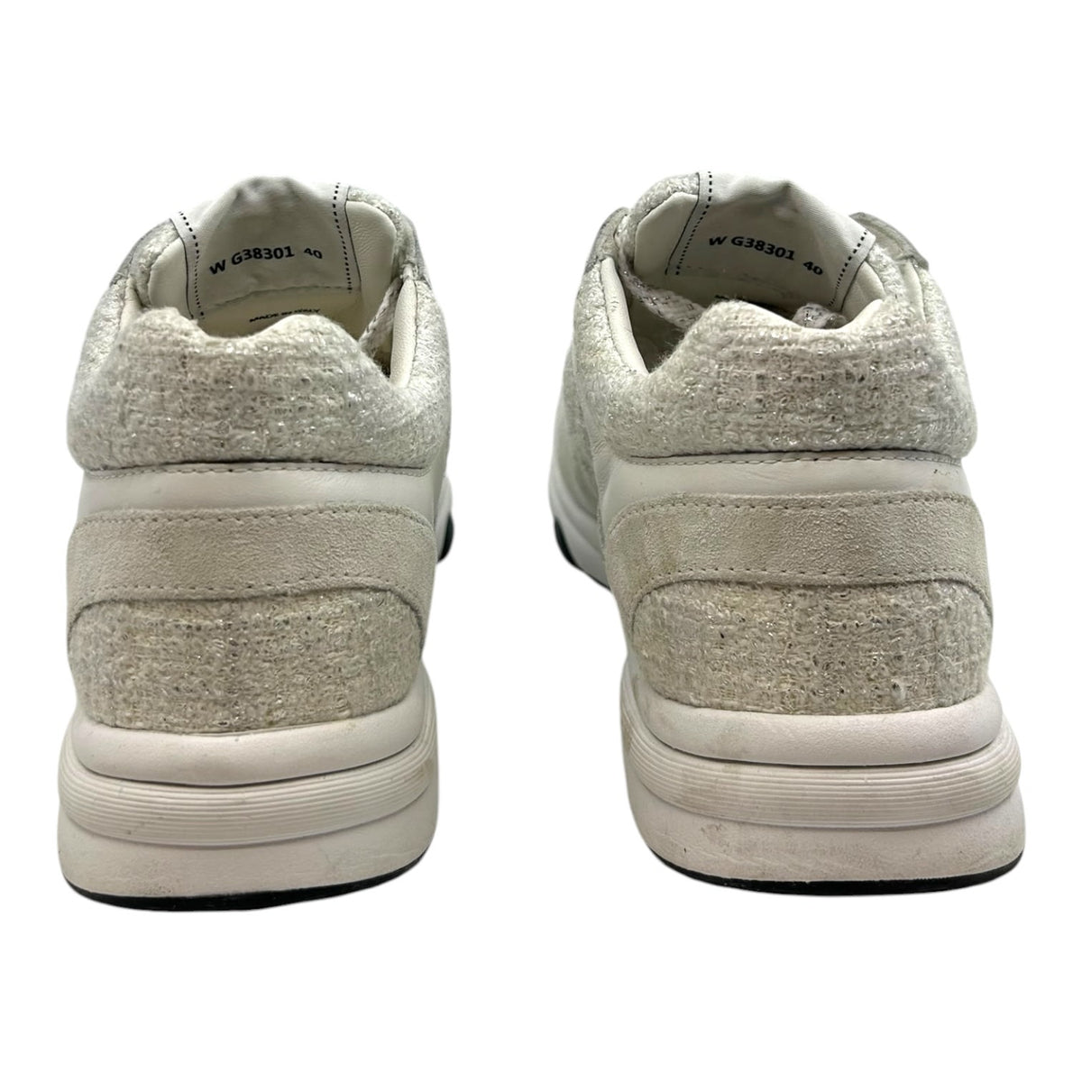 Chanel Trainer Tweed White