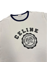 Celine Blason Loose T-Shirt Off-White