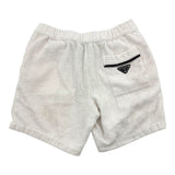 Prada Terry Cloth Bowling Shorts White