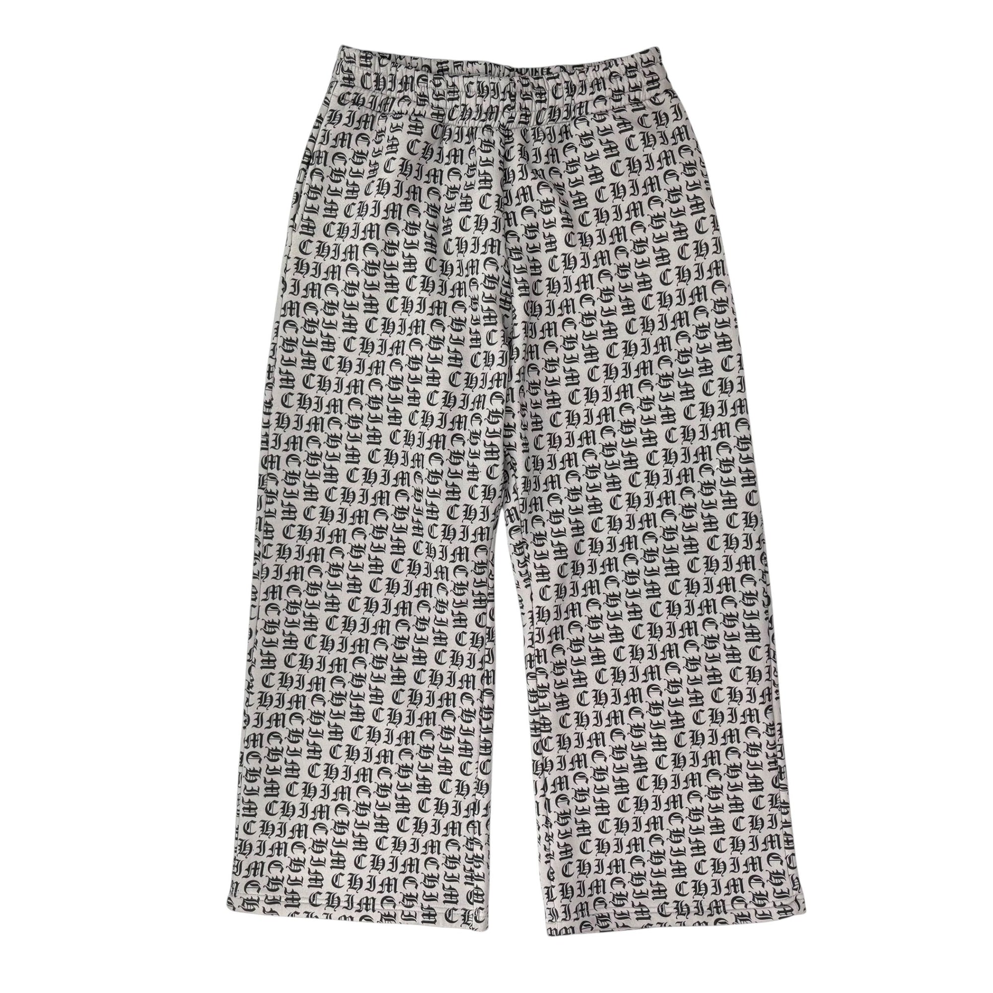 HMDD Old English Sweatpants White & Black