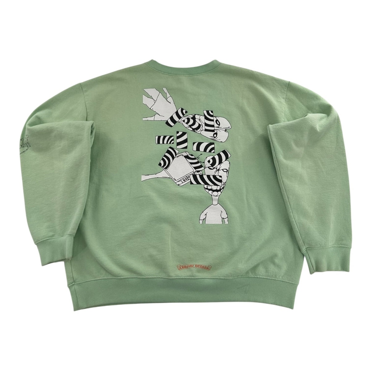 Chrome Hearts Matty Boy Lust Crewneck Sweatshirt Seafoam