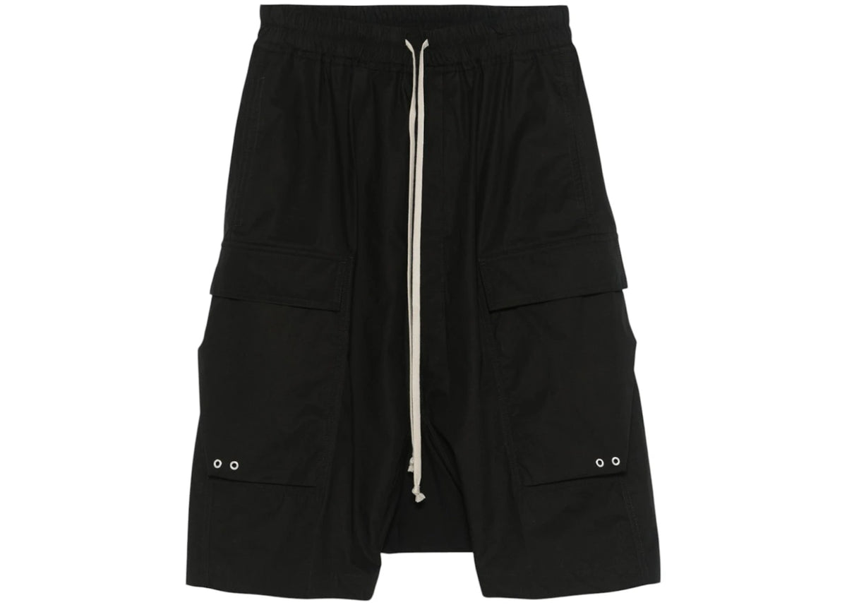 Rick Owens Cargo Pods Shorts Black