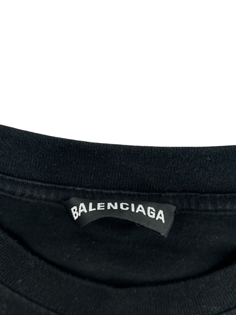 Balenciaga - World Food Programme Printed Cotton-Jersey T-Shirt - Black