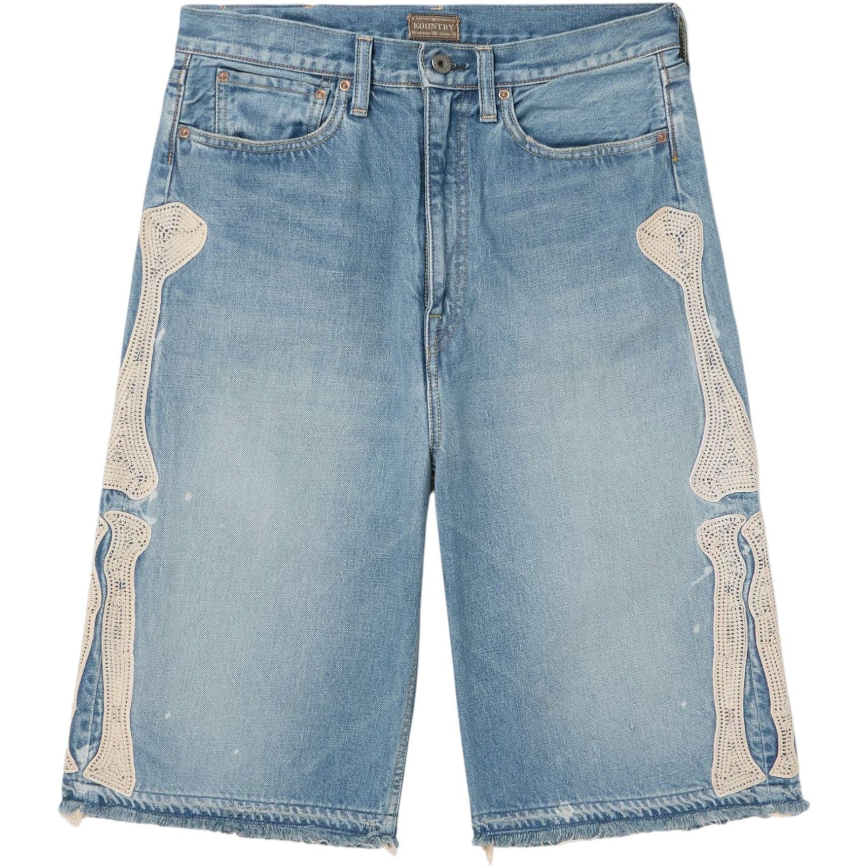 Kapital Bone Shorts "Blue"