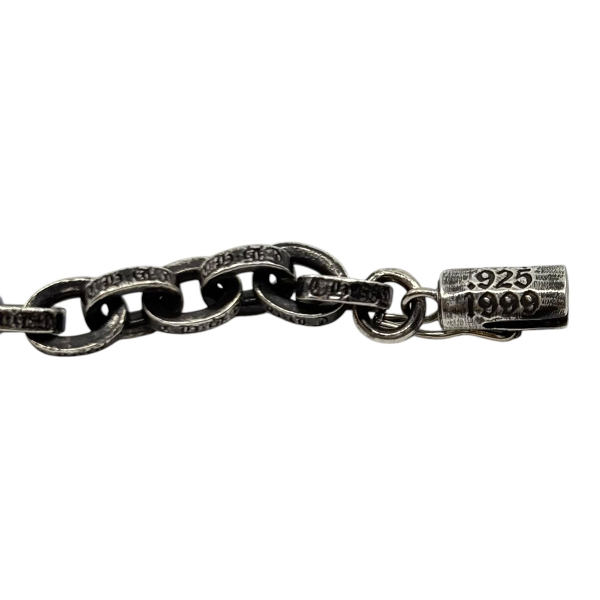 Chrome Hearts Silver Paper Chain Necklace 18"