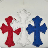 Chrome Hearts Trucker Hat Red White Blue