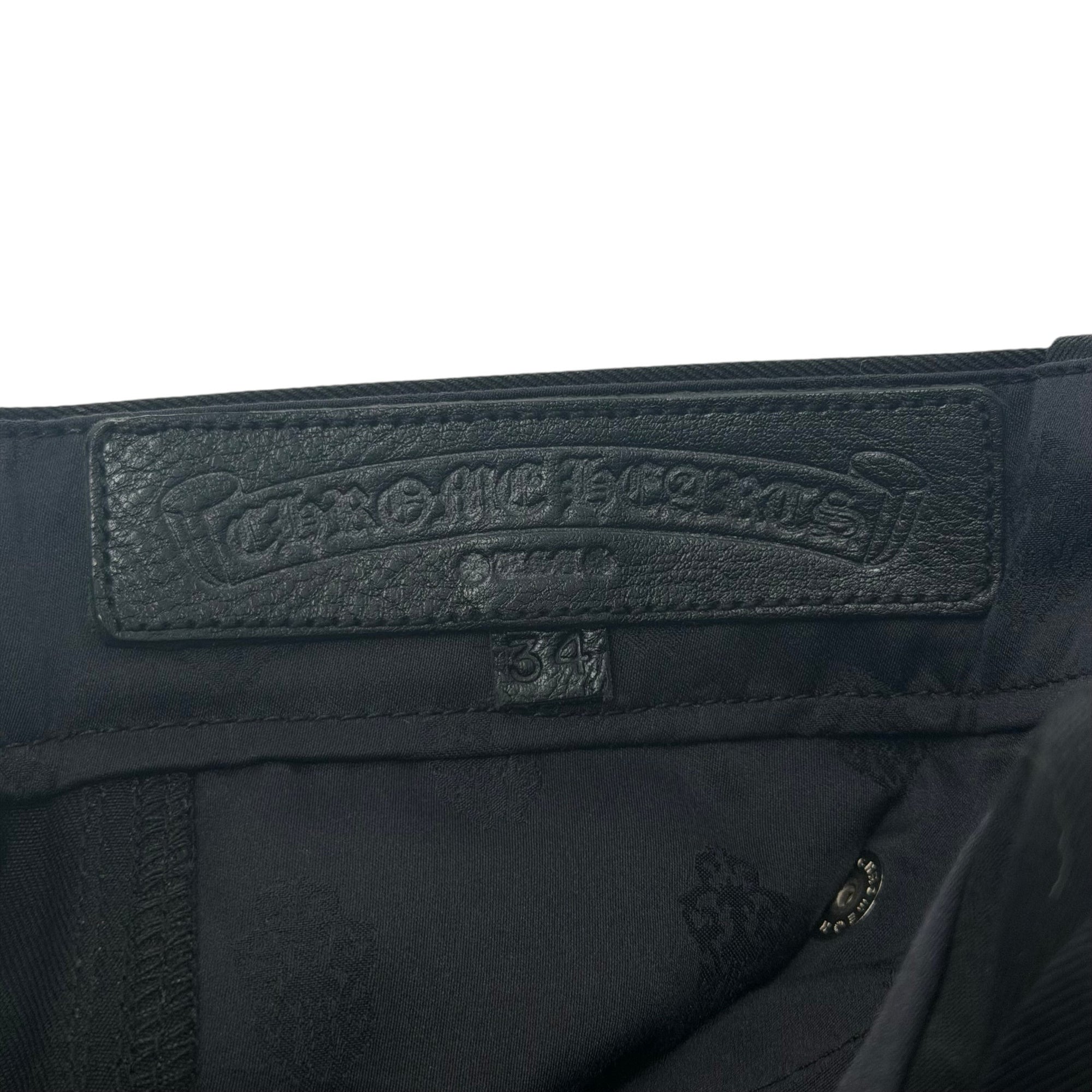 Chrome Hearts Double Knee Carpenter Shorts Black