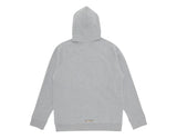 Chrome Hearts Paper Jam Triple Leather Cross Zip-Up Hoodie Grey