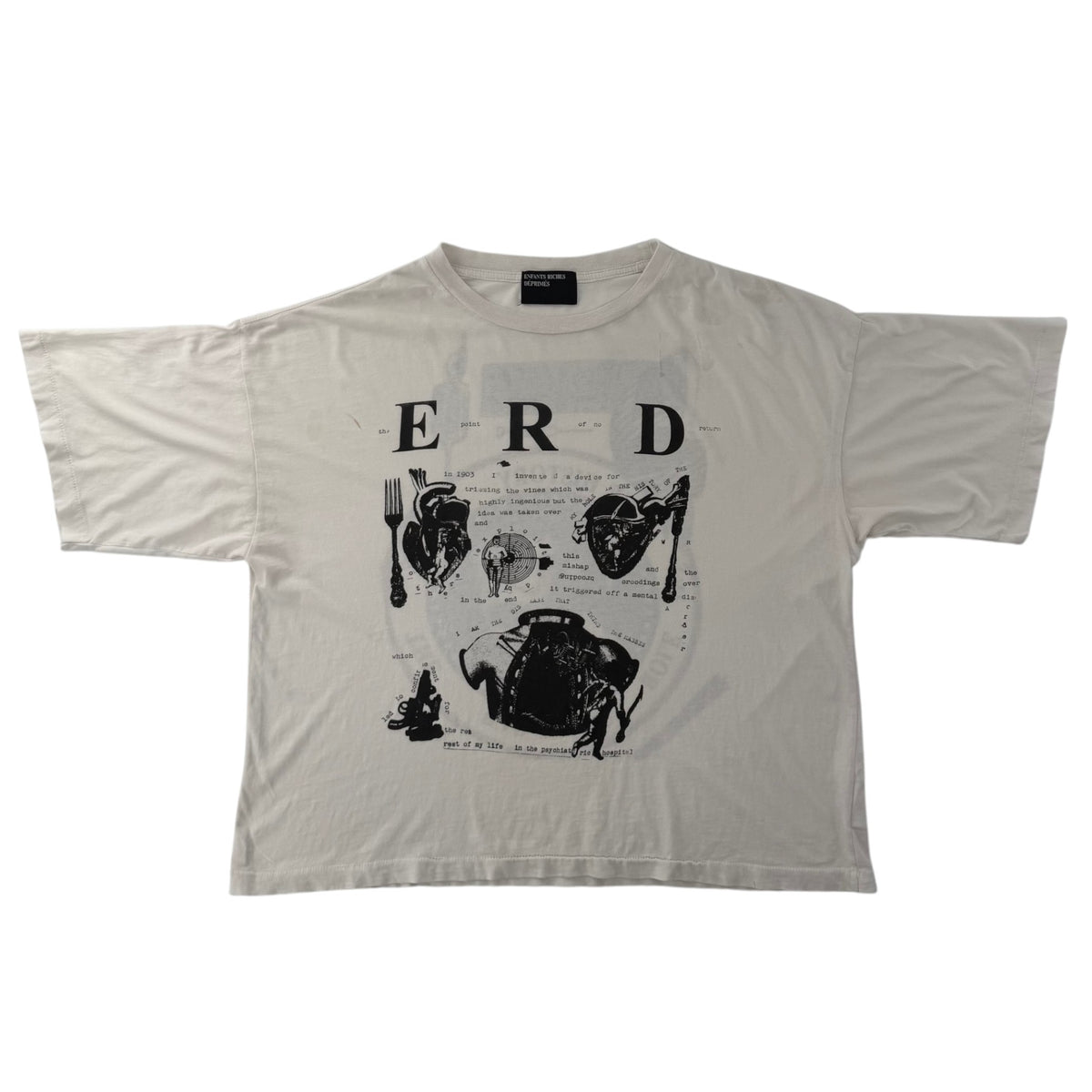 ERD My Role In The War Shirt Faded White