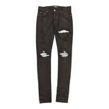 Amiri Mx1 Silver Patch Jeans