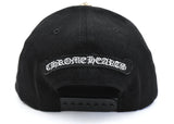 Chrome Hearts Horseshoe Denim Baseball Hat Black