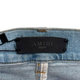 Amiri Blue Logo Jeans Lightwash