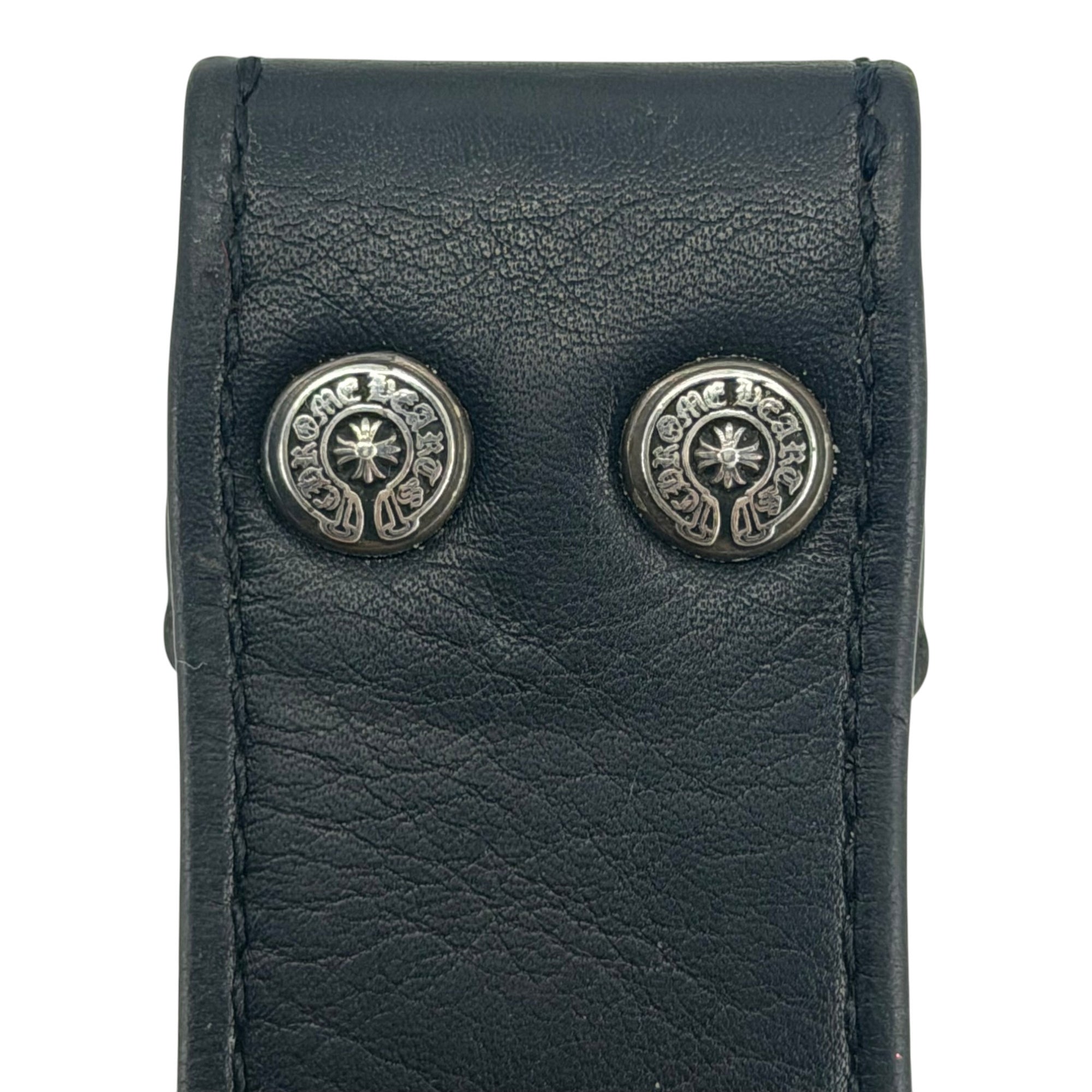 Chrome Hearts Loaded Grommet Belt Strap Black