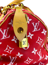 Louis Vuitton Speedy P9 Bandoulière 25 Monogram Leather Red