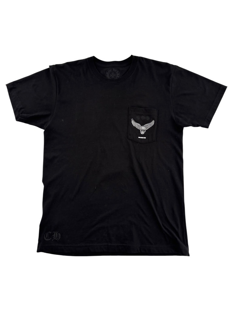 Chrome Hearts Yungblud Aerosmith Pocket Tee Black White
