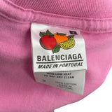 Balenciaga Hand Drawn Political Campaign Logo Pink
