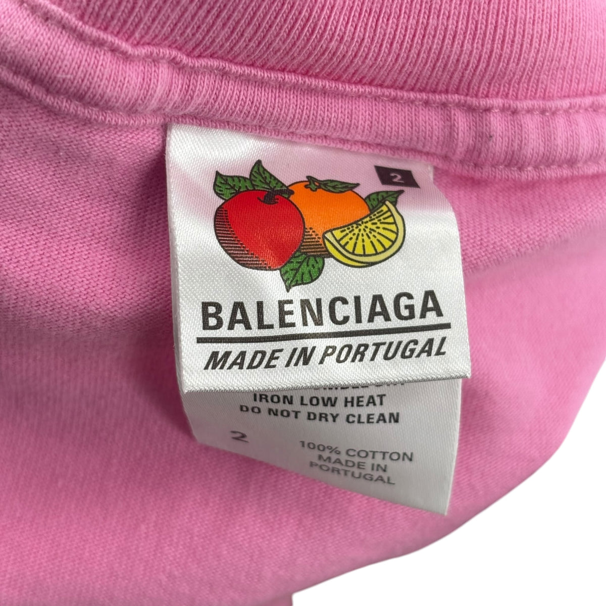 Balenciaga Hand Drawn Political Campaign Logo Pink