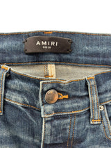 Amiri Plaid Thrasher Skinny Jean Deep Classic