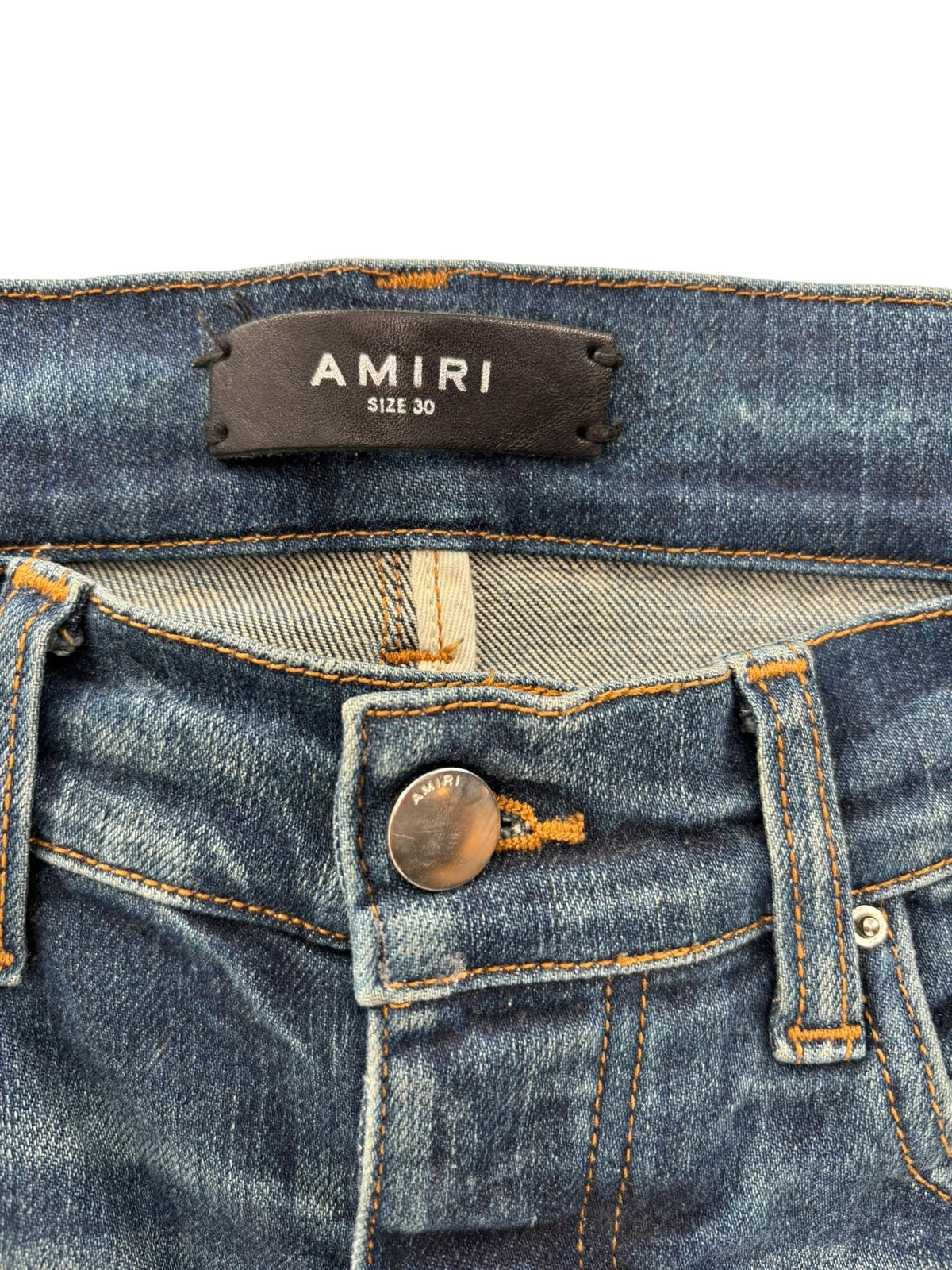 Amiri Plaid Thrasher Skinny Jean Deep Classic