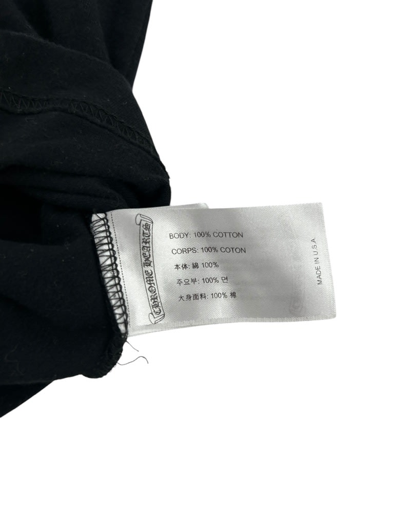 Chrome Hearts Eye Chart Pocket Longsleeve Black
