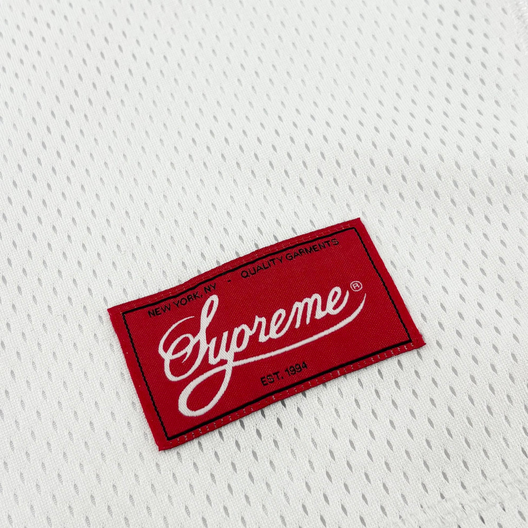 Supreme Jacquard Rib Football Jersey White