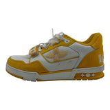 Louis Vuitton Trainer Low Velcro Strap Yellow Monogram Denim