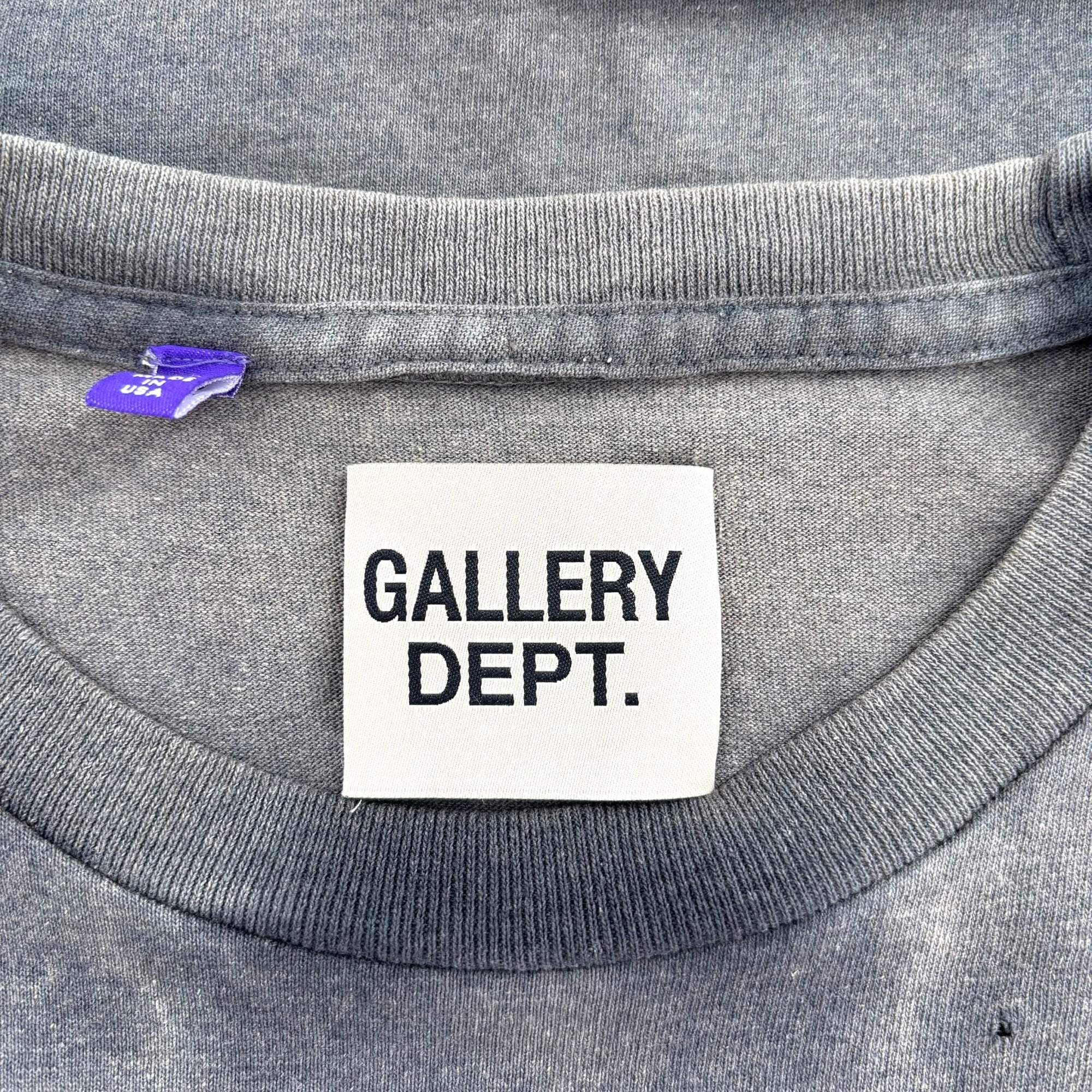 Gallery Dept. Faded Distressed Bones Tee