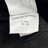 Chrome Hearts Half Zip Horse Shoe Fleece Hoodie Black
