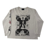 ERD Living Altar Long-Sleeve T-Shirt Faded White