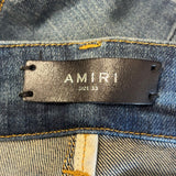 Amiri Broken Denim Jeans Deep Classic