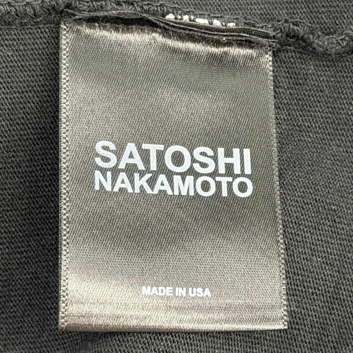 Satoshi Sent Me Shirt Black
