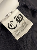 Chrome Hearts Paper Jam Triple Cross Patch Sweatpants Navy