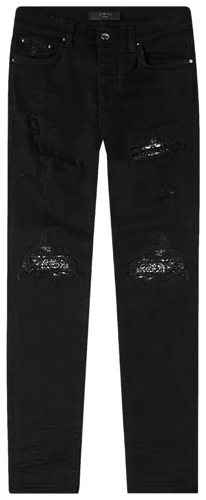 Amiri MX1 Bandana Jeans Black