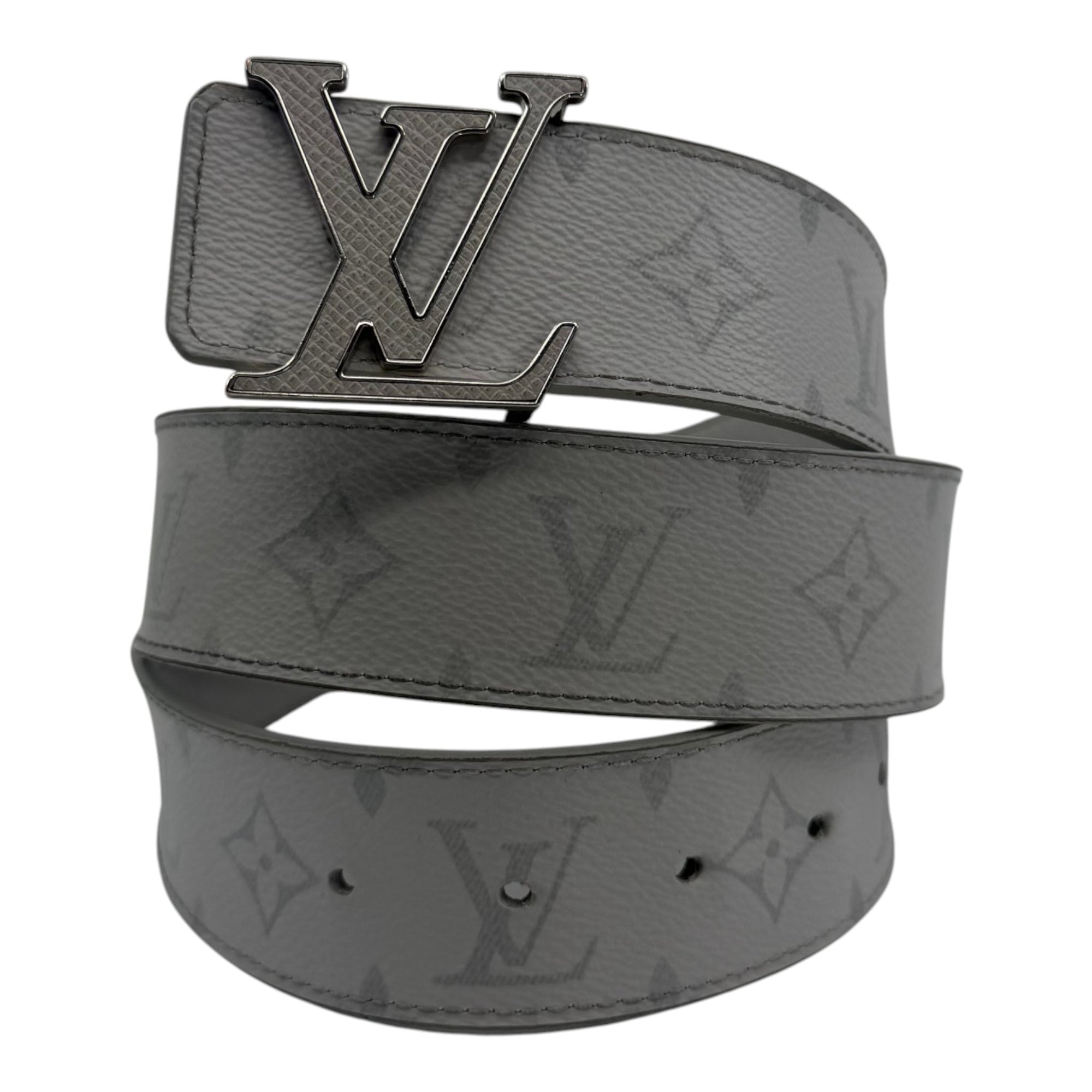 Louis Vuitton Monogram Belt White