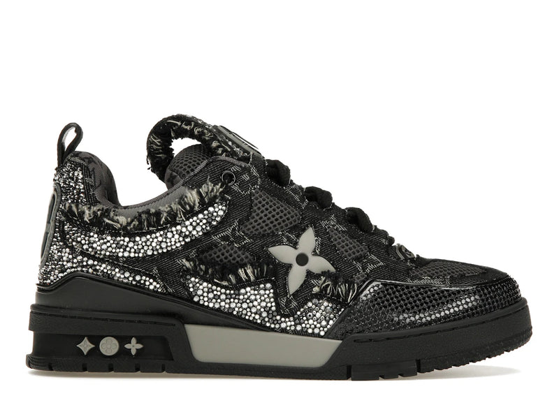 Louis Vuitton Skate Trainer Black Swarovski Monogram