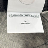 Chrome Hearts Star Patch Raw Denim Jeans Black