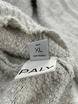 Paly Casentino Knitted Hoodie Light Grey