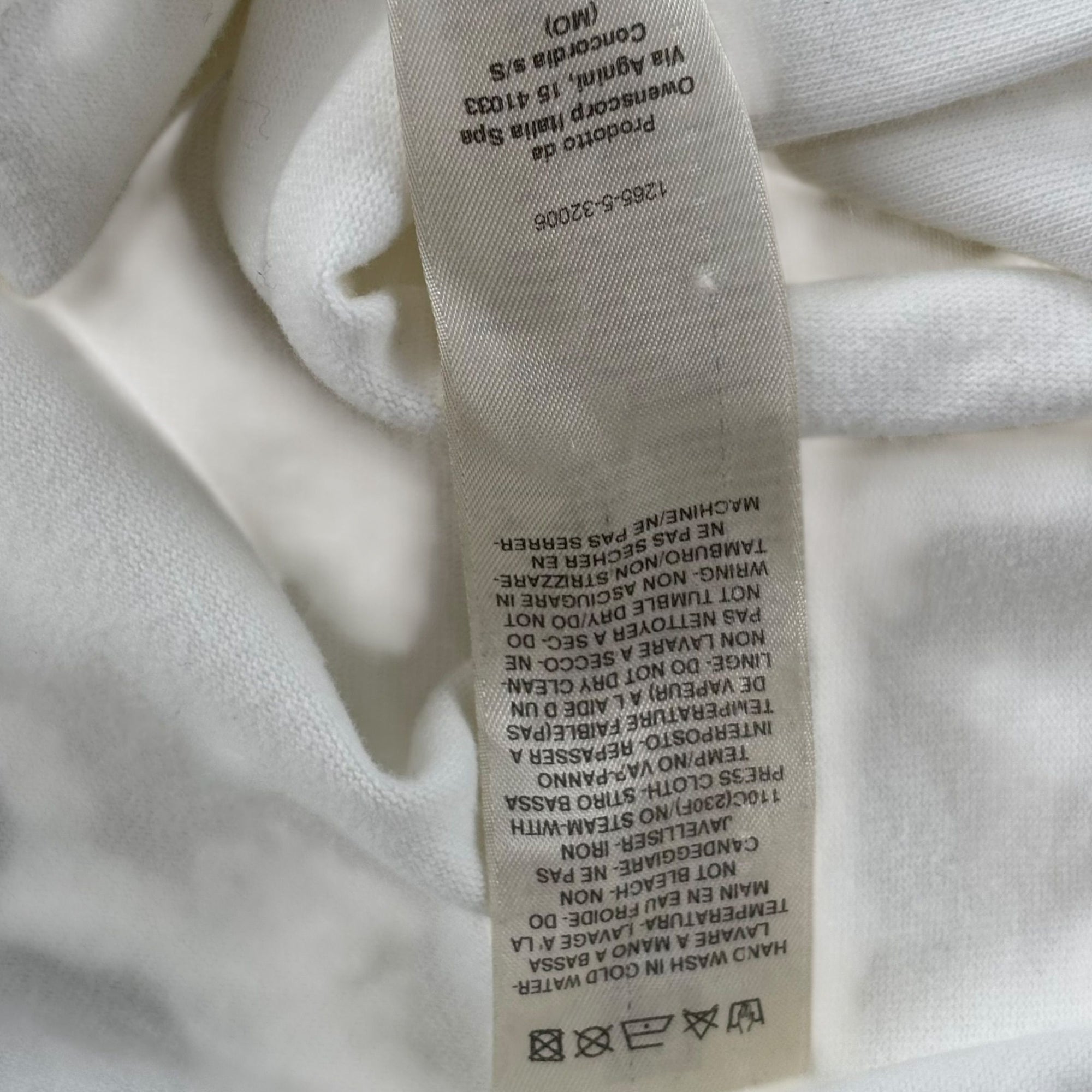 Rick Owens DRKSHDW Star Graphic Tommy Tee White