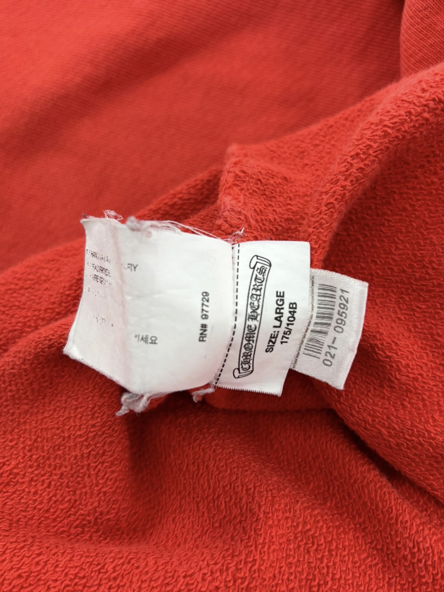 Chrome Hearts Matty Boy Chomper Crewneck Sweatshirt Red