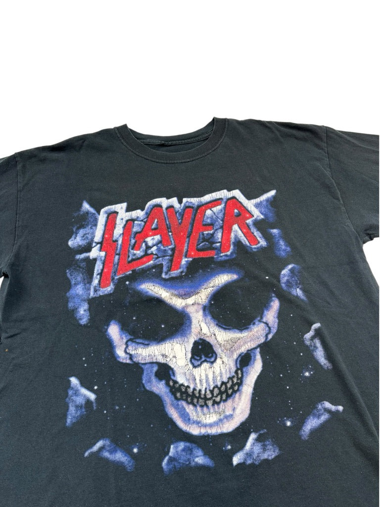 SLAYER 2000s Skull Tee Black