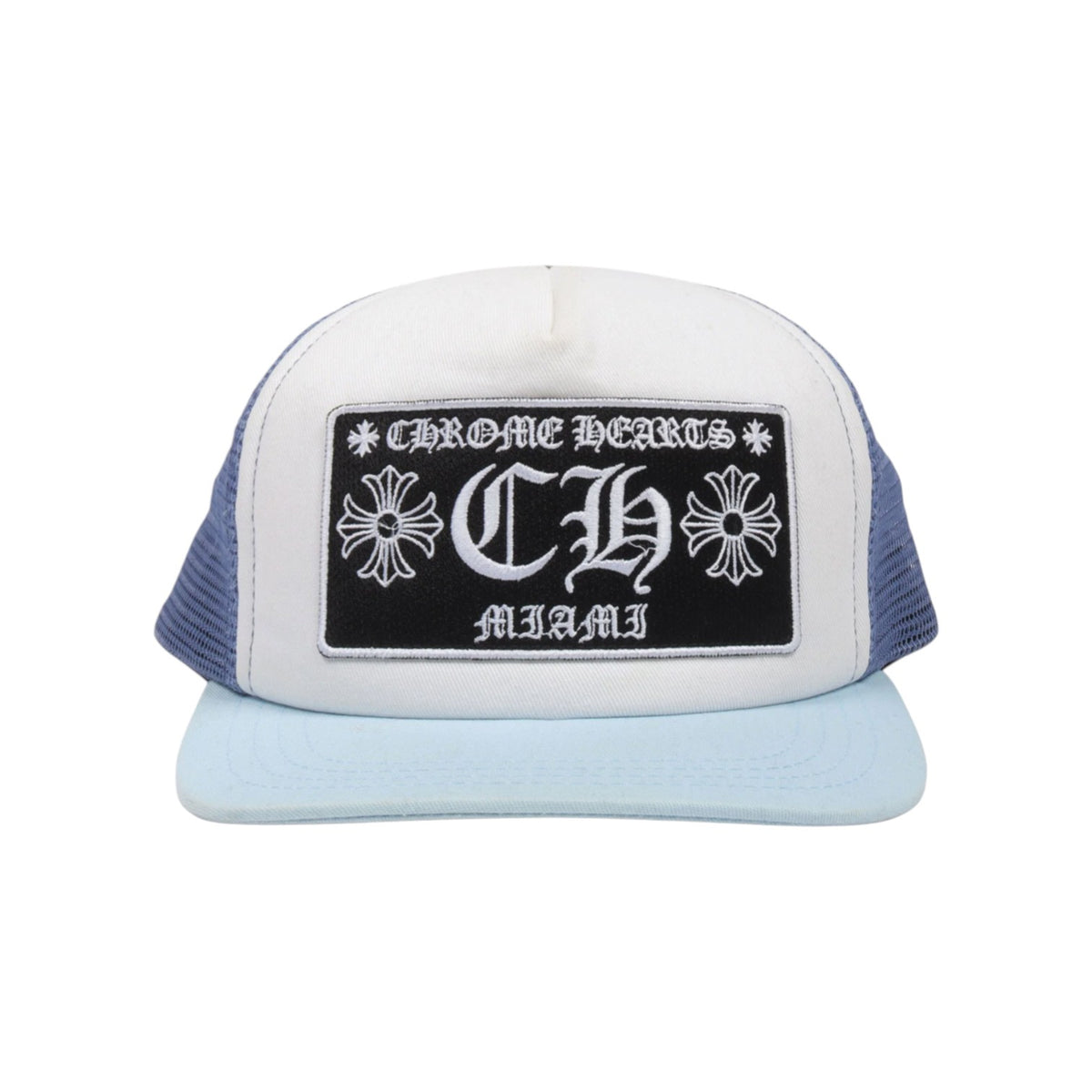 Chrome Hearts Miami Trucker Hat Blue