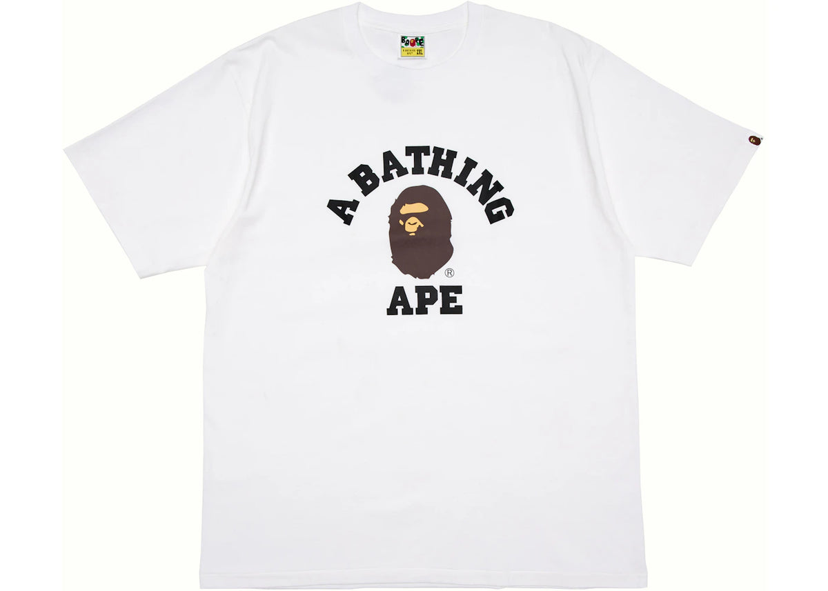 BAPE College Tee White