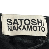 Satoshi Distressed Paint Splatter Sweatpants Black