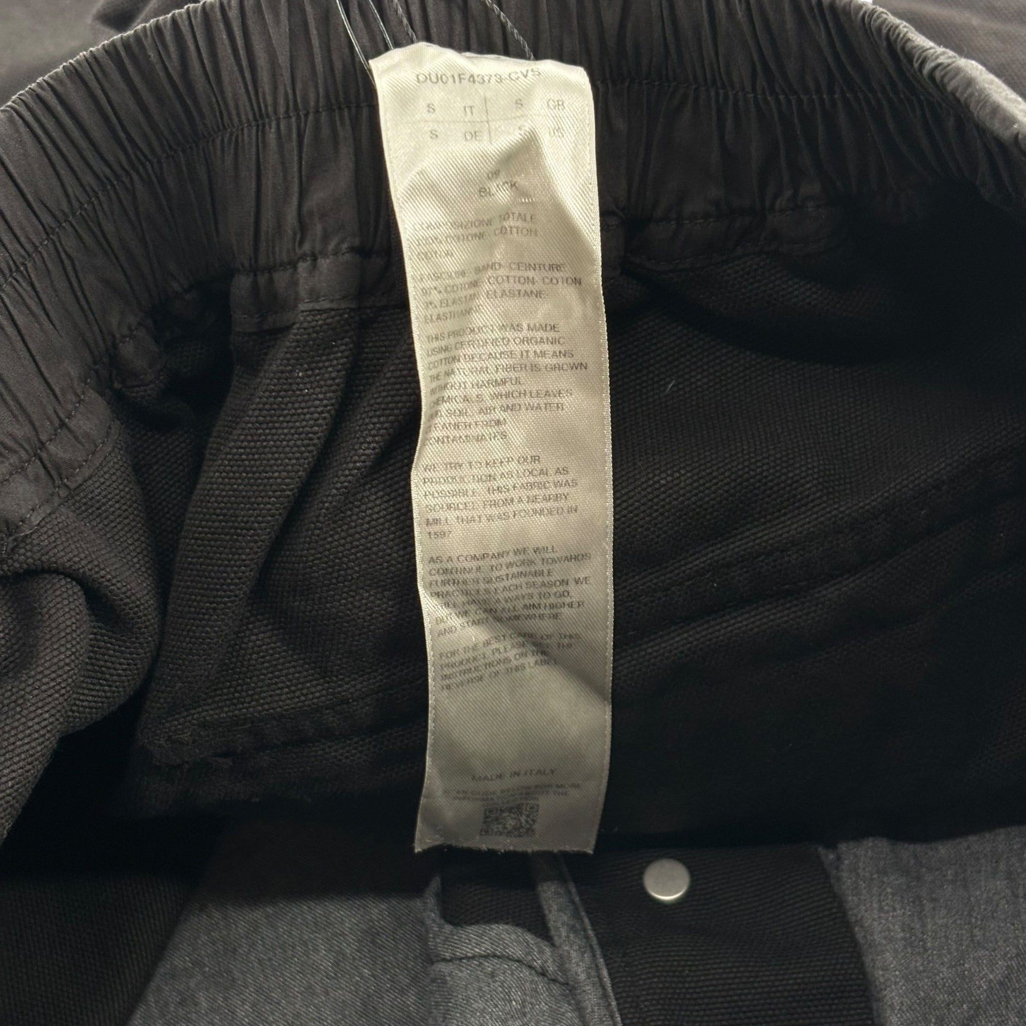 Rick Owens Wide Pusher Shorts Black
